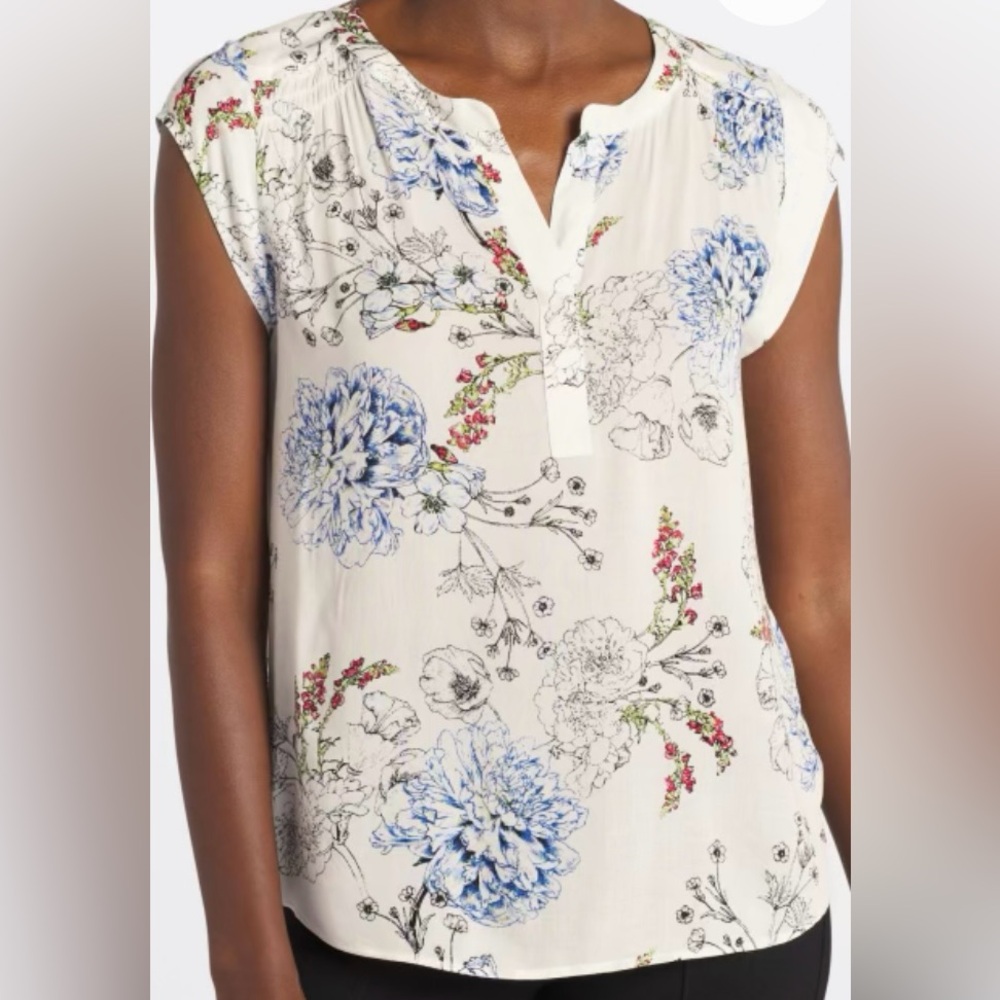 Floral Print Women's Top